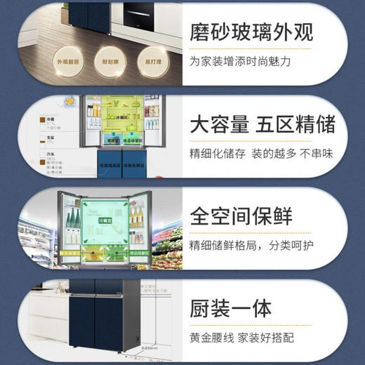 海尔（Haier）冰箱BCD-549WSCEU1 商品图2