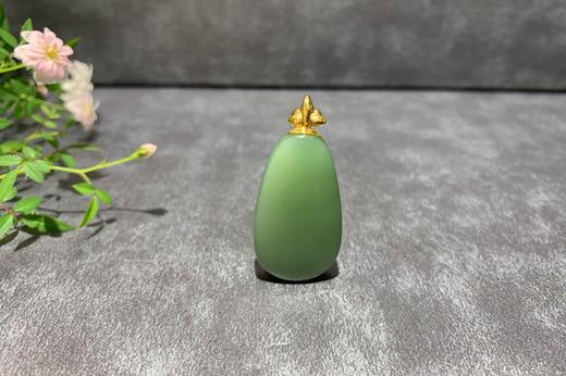 【御珠宫坊】金镶碧玉吊坠 商品图1