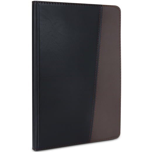 得力7911皮面笔记本(黑)-120页-25K(本) 商品图0