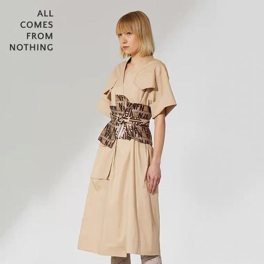 围裹式棉质连衣裙 商品图1