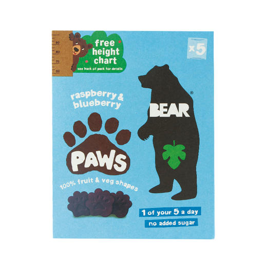 英国Bear果丹皮山楂卷无添加小熊脚印yoyo卷健康零食 商品图3