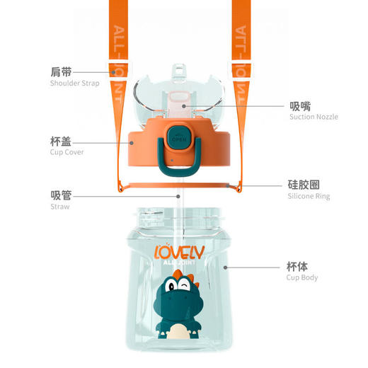 all-joint夏威夷狂欢系列夏季Tritan水杯 商品图3