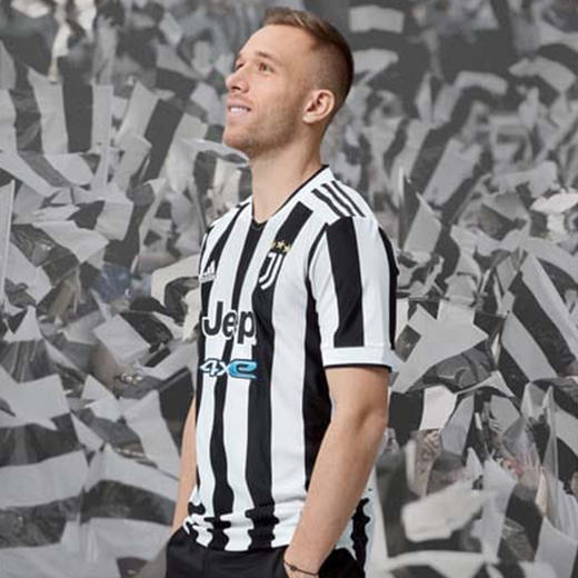 小李子阿迪达斯21-22尤文图斯C罗主场球衣球迷版足球服男GS1442 商品图1