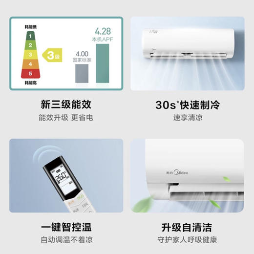 美的空调KFR-35GW/N8PJA3（i青春） 商品图3