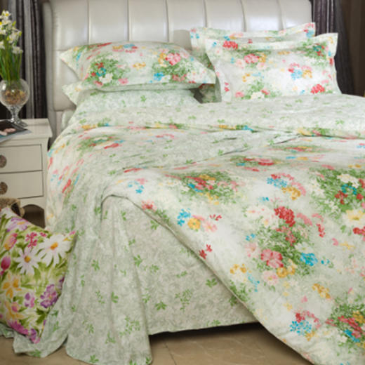 梦洁全棉四件套家用套件被罩：花颜如梦 彼岸幽香 浪漫时刻TD 商品图1