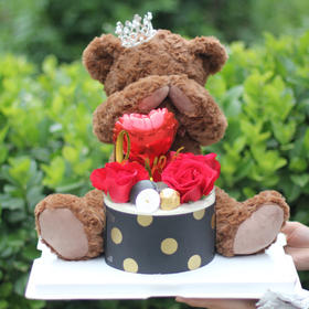 害羞小熊蛋糕