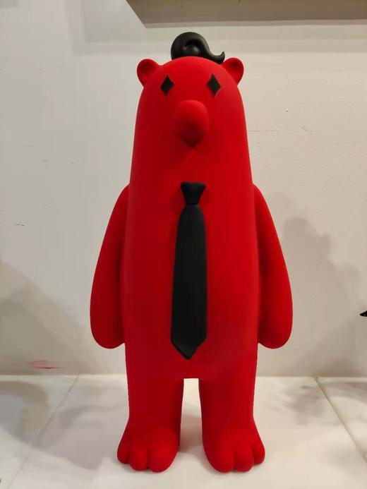 梦想熊-领带-磨砂红-大号 商品图1