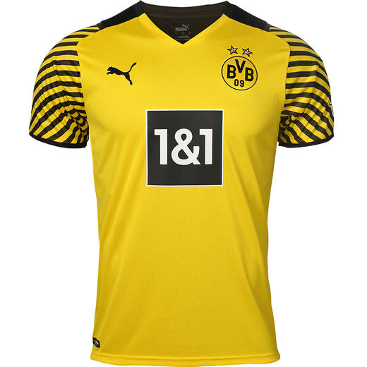 PUMA/彪马21-22赛季多特蒙德主场球迷版短袖球衣759036-01 商品图4