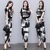 YZC826-1 夏天韩版小个子印花套装女2021年新款时髦炸街气质两件套潮 商品缩略图0