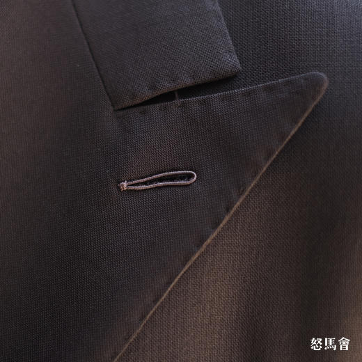 C&J Antich 澳洲美丽诺羊毛深棕色全麻衬套装 商品图7