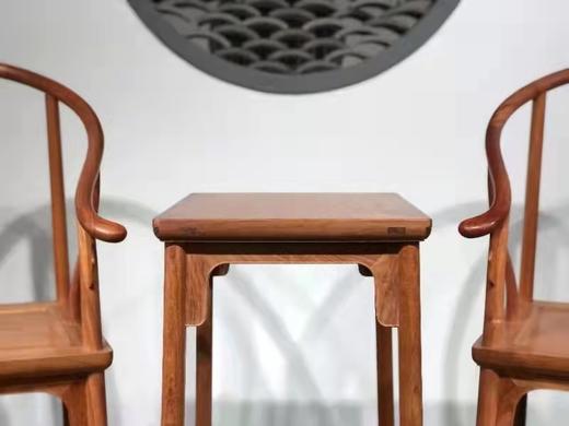 红桥红  家具严选  缅甸花梨（大果紫檀）  【如意纹 素刀牙圈椅】 商品图4