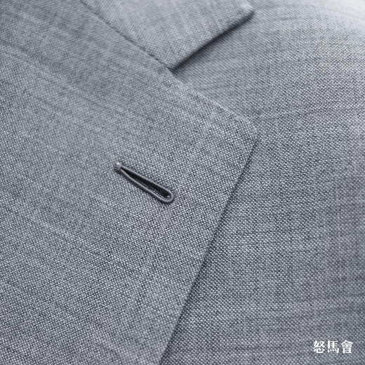 C&J Antich 澳洲美丽诺羊毛灰色全麻衬套装 商品图5