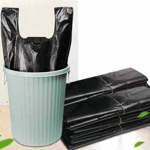 【垃圾袋】圾袋加厚手提黑色大号50只 商品图2