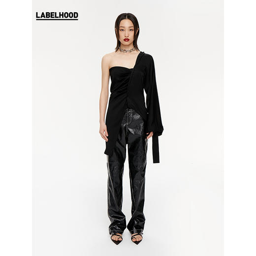 jacqueswei包扣斜肩上衣jw21sssy039005