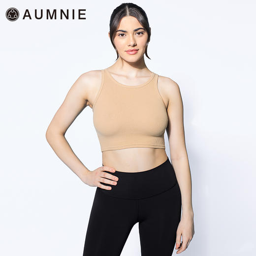 AUMNIE | 罗纹棉弹圆领背心 RIBBED COTTON TANK 商品图0