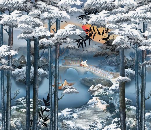 The Insane Artists  太白醉 NO.8627 /A 真丝人丝 商品图0