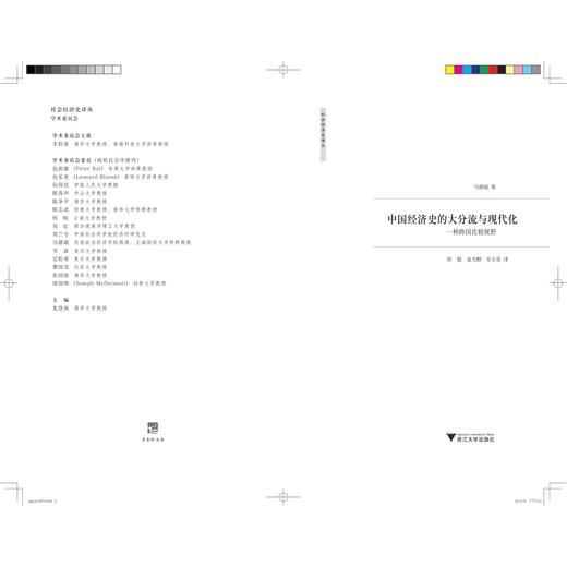 中国经济史的大分流与现代化/一种跨国比较视野/社会经济史译丛/马德斌/总主编:龙登高/译者:徐毅/袁为鹏/乔士容/浙江大学出版社 商品图2