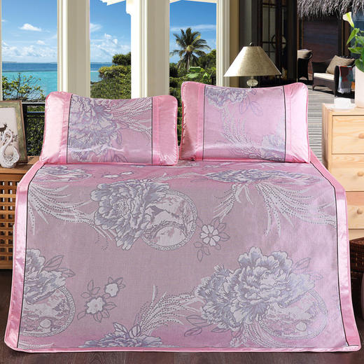 夏季冰丝凉席 中式竹藤凉席 商品图2