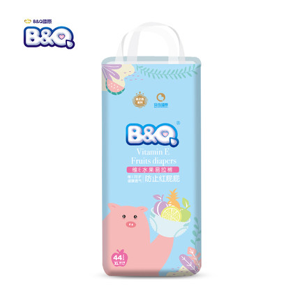 贝奇B+Q-维E水果易拉裤拉拉裤成长裤