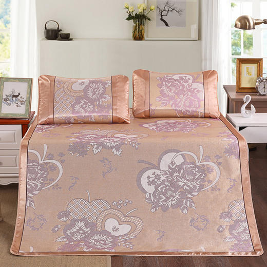 夏季冰丝凉席 中式竹藤凉席 商品图3