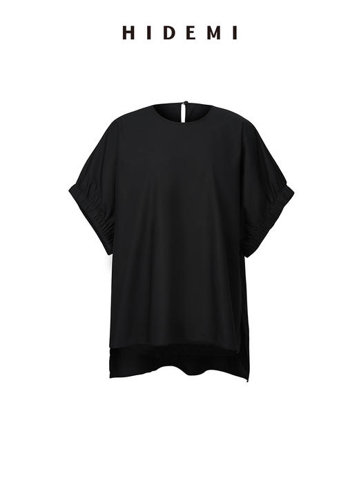 HIDEMI简约设计感廓形大灯笼袖衬衫 商品图2