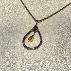 芙丽芙丽/Folli Follie 简约双层吊坠黑色可调节项链