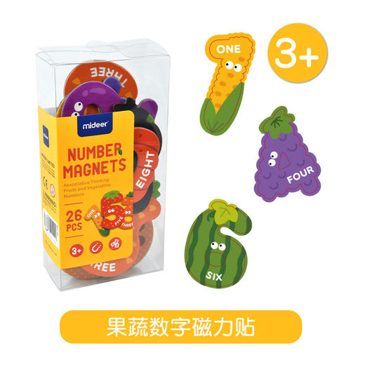 T 弥鹿mideer数字果蔬磁力贴 商品图1