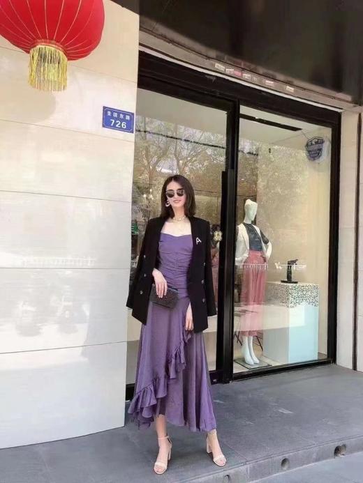 3楼阿玛施AMASS紫色连衣裙 商品图0