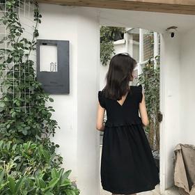 裁缝学苑 AW56无袖连衣裙A字裙1:1实物服装纸样剪裁图纸牛皮纸样