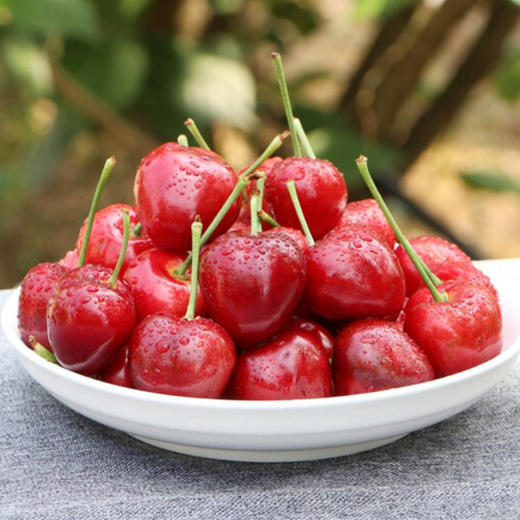 时令鲜品烟台红灯樱桃3斤装盒味道酸酸甜甜脆嫩多汁