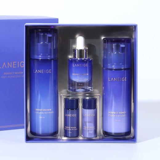【孕妇可用】韩国 LANEIGE兰芝 雪凝致美紧颜焕颜水乳5件套 套盒(水120ml+15ml+乳100ml+15ml+精华15ml) 商品图14