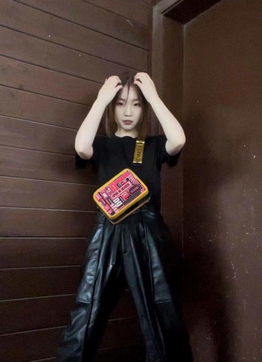 斜挎包女百搭ins流行硬壳小包大容量单肩包新款男包大闹天宫原创设计 商品图2