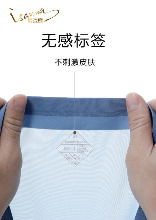 【爆仓!】【樱姿娜型男暴冰裤】轻薄无痕除异味内裤男士速干平角裤冰感丝滑轻盈无负担 商品图4