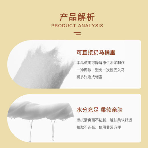 【“肛”需升级 卫生间里的小确幸】卫生湿厕纸 杀jun可降解 冲马桶不堵.  擦屁股洁厕湿巾 成人便携 40抽 商品图3