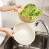 洗菜盆沥水篮北欧家用水果盘厨房塑料篮子洗米筛淘米神器 商品缩略图2
