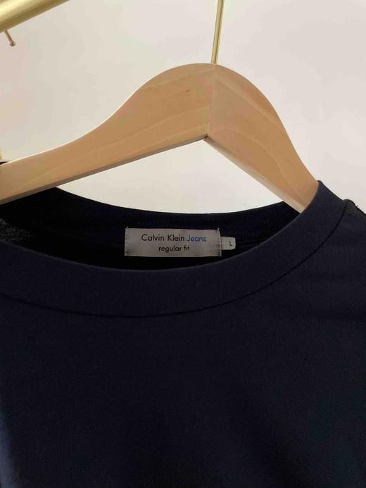 Calvin Klein Jeans胶印男款经典款短袖T恤正品保真 商品图3