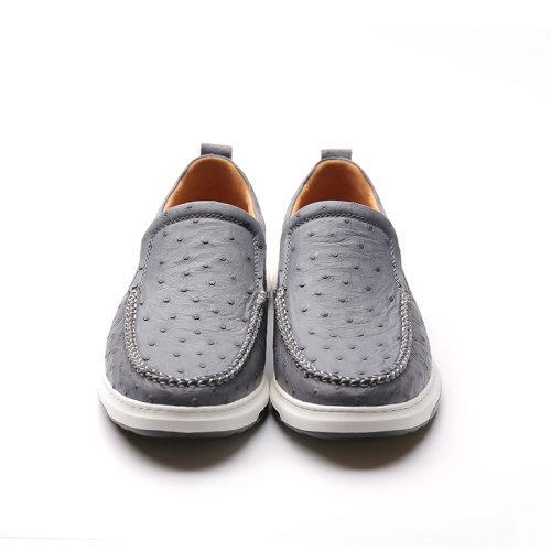 【21春夏新品】UROK新品鸵鸟皮时尚休闲男鞋软底防滑休闲鞋 商品图8