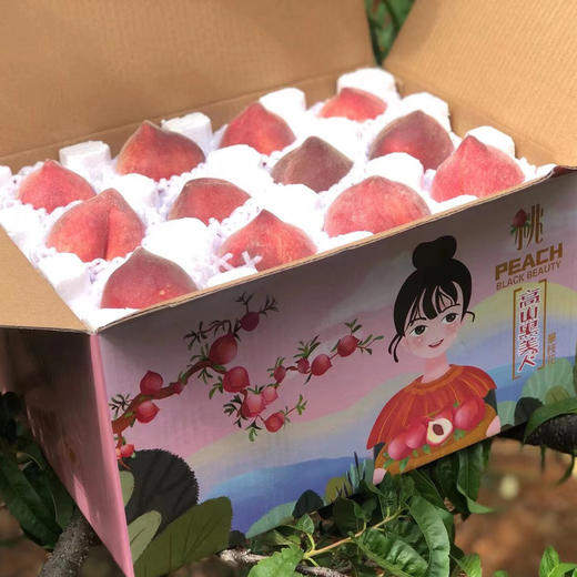 攀枝花高山•黑美人桃4.5斤/5斤【现摘鲜果72小时内发货】 商品图1