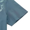 【21春夏】LIU·JOUOMO/LIU·JOUOMO蓝色系圆领 胸前图案花纹设计 时尚休闲舒适透气百搭男士短袖T恤 商品缩略图4