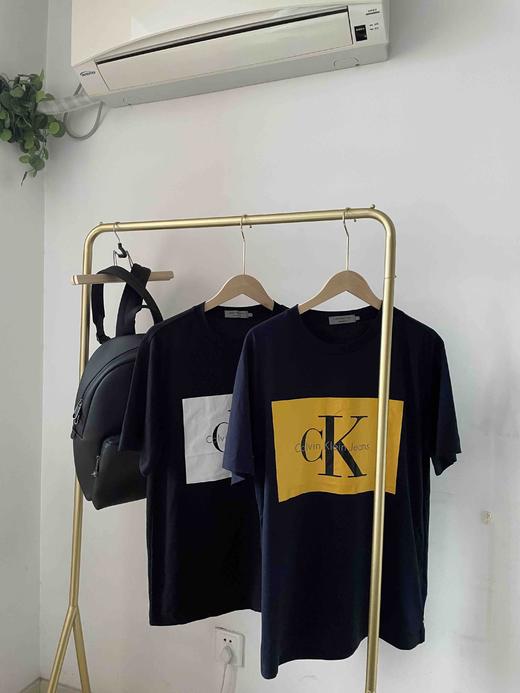 Calvin Klein Jeans胶印男款经典款短袖T恤正品保真 商品图1