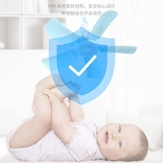 五叶小吊扇 夏季宿舍床头风扇 商品图2