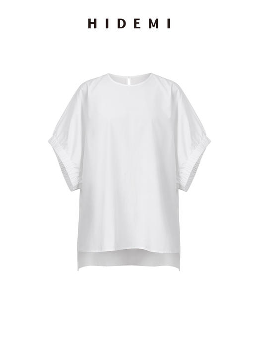 HIDEMI简约设计感廓形大灯笼袖衬衫 商品图3
