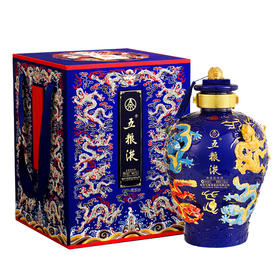 52度五粮液 九龙坛（蓝）5L 单瓶