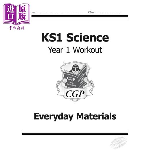 CGP KS1 Science Year 1 Workout 科学锻炼包套装 小学1年级 植物与四季+动物与人体+日常材料 5-6岁 商品图3