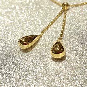 芙丽芙丽/Folli Follie 个性百搭水滴项链女气质简约复可调节项链