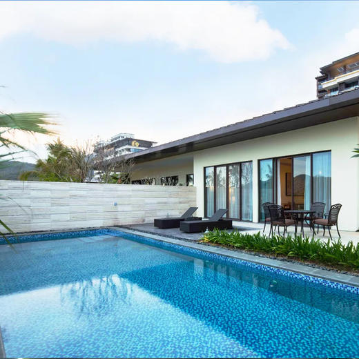 三亚悦澜湾绿地铂瑞酒店独栋海景房泳池别墅含早餐网红旅拍下午茶 商品图4