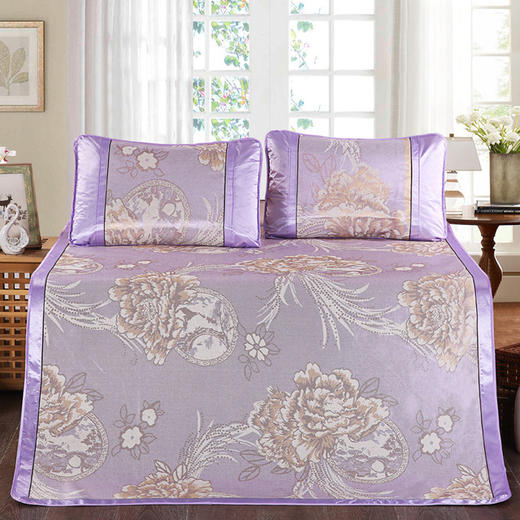 夏季冰丝凉席 中式竹藤凉席 商品图1