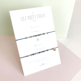 北京仓｜Les Mots Doux-Toi et Moi-你和我 组合 手链［法国设计师］
