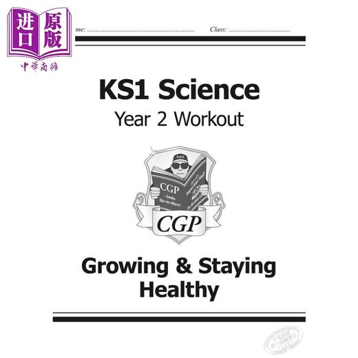 CGP KS1 Science Year 2 Workout 科学锻炼包套装4册 小学2年级 栖息地+植物生长+健康成长+物料用法 5-6岁 商品图3