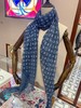 价值9500 殿堂级！LV渐变牛仔蓝高级真丝丝巾100*190cm 美到出尘！仙气有气质 显高贵 回头率超高 巨洋气 仙仙的女神感！百搭不挑人 人手一条 预售 商品缩略图1